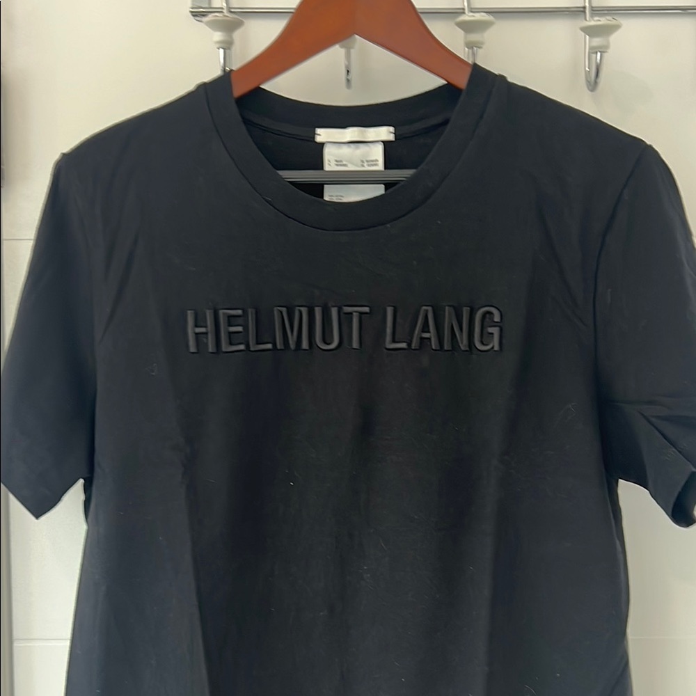 Helmut Lang  Unisex Black T-Shirt